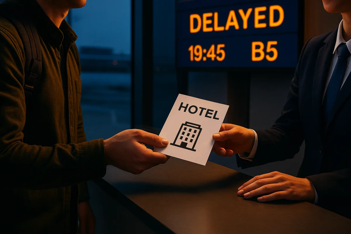 Airline Hotel Voucher Policies: What Passengers Should Know