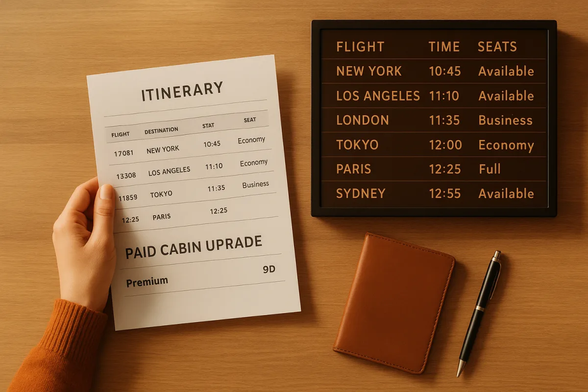 Airline Upgrade and Refund Policies