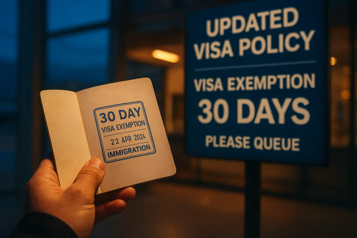 Thailand Visa Policy Changes 2026: New 30-Day Visa Exemption